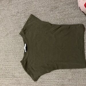 Zara Dark Green Short Sleeve Tee